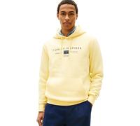 Hoodie TOMMY HILFIGER "BRAND LOVE TR MONO STACK", Herren, Gr. XXL, citronella, Sweatware, Obermaterial: 100% Baumwolle, regular fit normal, Rippbündchen, Sweatshirts Hoodie (42036607-XXL) citronella