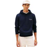 Tommy Hilfiger Herren Hoodie Brand Love Small mit Bauchtasche, Blau (Desert Sky), S