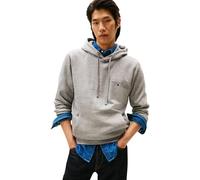 Hoodie TOMMY HILFIGER "BRAND LOVE SMALL HILFIGER", Herren, Gr. XXL, medium grau heather, Sweatware, Obermaterial: 77% Baumwolle, 23% Polyester, normal normal, Rippbündchen, Sweatshirts Hoodie (6881341