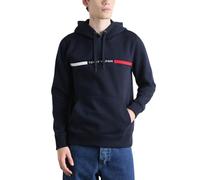 Tommy Hilfiger Herren Hoodie Chest Insert mit Bauchtasche, Blau (Desert Sky), S