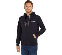 Tommy Hilfiger Herren Hoodie Core Tommy Logo mit Kapuze, Blau (Sky Captain), L