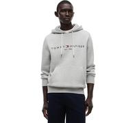 Tommy Hilfiger Herren Hoodie Core Tommy Logo mit Kapuze, Grau (Cloud Heather), L