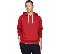 Tommy Hilfiger Herren Hoodie Essential Fleece Regular Fit, Rot (Dark Magma), 3XL
