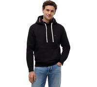Tommy Hilfiger Herren Hoodie Essential Fleece Regular Fit, Schwarz (Black), XL