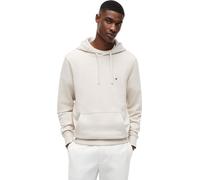 Tommy Hilfiger Herren Hoodie Essential Terry mit Bauchtasche, Beige (Heathered Oatmilk), M