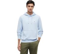 Tommy Hilfiger Herren Hoodie Essential Terry mit Bauchtasche, Blau (Breezy Blue), XXL