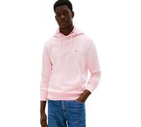 Flag Embroidery Terry Drawstring Hoody Pink XL