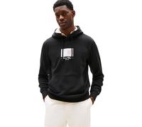 Tommy Hilfiger Herren Hoodie Ithaca Flag aus Baumwolle, Schwarz (Black), XXL