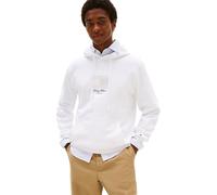 Tommy Hilfiger Herren Hoodie Ithaca Flag aus Baumwolle, Weiß (White), M