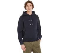 Hoodie TOMMY HILFIGER "TOMMY LOGO TIPPED HOODY" Gr. XXXL, blau (desert sky) Herren Sweatshirts Tommy-Tape innen am Ausschnitt, Flag-Stickerei Ärmel (46606927-XXXL)