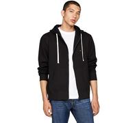 Kapuzensweatjacke TOMMY HILFIGER "ESSENTIAL FLEECE ZIP THROUGH" Gr. XXL, schwarz (black) Herren Sweatjacken kleine Logostickerei (12302557-XXL) black