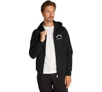 Tommy Hilfiger Herren Hoodie mit Reißverschluss und Kapuze, Schwarz (Black), XS