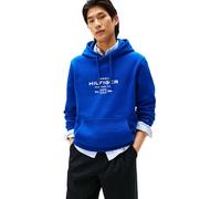 Tommy Hilfiger Hoodie Oval Graphic – Baumwollmix 63/37 – Herren M, blau (Wedge Blue)