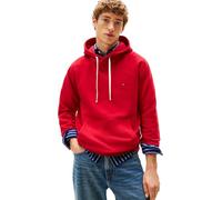 Tommy Hilfiger Herren Hoodie Seasonal Fleece mit Bauchtasche, Rot (Medium Red), S