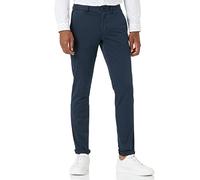 Tommy Hilfiger Herren Hose Bleecker TH Flex Satin Gmd Chino, Blau (Desert Sky), 28W / 28L
