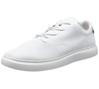 Tommy Hilfiger Herren Hybrid Sneaker Hilfiger Knit Hybrid Shoe Schuhe, Weiß (White), 42