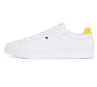 Tommy Hilfiger Herren Icon Court Pinperf LTH Fm0fm05483 Low Top, Weiß, 42 EU