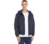 Tommy Hilfiger Herren Jacke Hooded Jacket Übergangsjacke, Blau (Desert Sky), XS