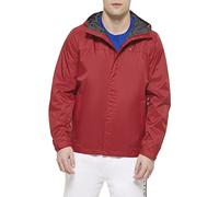 Tommy Hilfiger Herren Jacke mit Kapuze, wasserdicht und atmungsaktiv - Rot - XX-Large