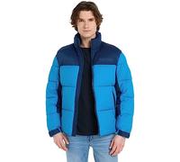 Tommy Hilfiger Herren Jacke Puffer Jacket Winterjacke, Blau (Cerulean Aqua), XL