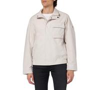 Tommy Hilfiger Herren Jacke Stand Collar Shirt Jacket Übergangsjacke, Beige (Misty Coast), S