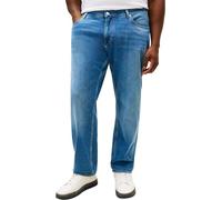 Gerade Jeans "BT-MADISON", Damen, Gr. 44, Länge 32, whily blau, Denim/Jeans, Obermaterial: 99% Baumwolle, 1% Elasthan, TOMMY HILFIGER BIG & TALL, regular fit, Jeans, mit Fade-Effekten, regular fit, ge