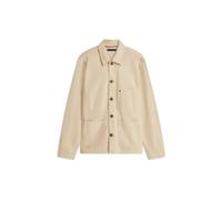Hemdjacke TOMMY HILFIGER "CHORE", Damen, Gr. XXL, sandalwood, Web, Obermaterial: 100% Baumwolle, unifarben, regular fit normal, Rundhals, eingesetzt abgesteppte Kante, Jacken Hemdjacke, Overshirt Regu