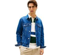 Jeansjacke TOMMY HILFIGER "REGULAR TRUCKER", Herren, Gr. XXL, ike blau, Denim/Jeans, Obermaterial: 100% Baumwolle, regular fit normal, 1-Knopf-Manschette, Jacken Jeansjacke, Icon Denimjacket Jeansjack