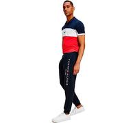 Tommy Hilfiger Herren Jogginghose Sweatpants Regular Fit, Blau (Desert Sky), XL