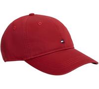 Baseball Cap TOMMY HILFIGER "FLAG SOFT", Damen, regatta rot, Web, Baumwolle, unifarben, Caps, Regular fit mit festem Schirm (97206617-0) regatta rot