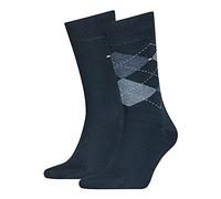 Tommy Hilfiger Herren Karosocken - Dark Navy - 43/46