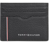 Tommy Hilfiger Herren Kartenetui Corp Holder aus Leder, Schwarz (Black), Einheitsgröße