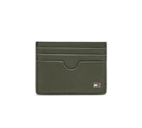 Tommy Hilfiger Herren Kartenetui Flag mit Logo, Grün (Battle Green), Einheitsgröße