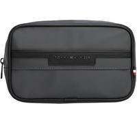 Tommy Hilfiger Herren Kulturbeutel Repreve Washbag mit Logo, Grau (Dark Grey), Einheitsgröße
