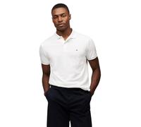 Tommy Hilfiger Herren Kurzarm Casual Poloshirts in Regular Fit mit Liquid Cotton, Weiss/opulenter Garten, XX-Large