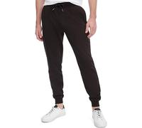 Tommy Hilfiger Herren Lässige Jogginghose mit Fleece-Futter, Auch Erhältlich in Big & Tall Trainingshose, Schwarz, X-Groß