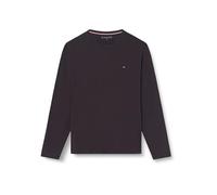 Longsleeve "BT-STRETCH SLIM FIT L/S TEE-B", Herren, Gr. XXL, schwarz, Single Jersey, Obermaterial: 95% Baumwolle, 4% Elasthan, 1% sonstige Fasern, TOMMY HILFIGER BIG & TALL, Basic, slim fit, Rundhals,