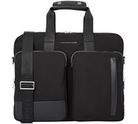Tommy Hilfiger Herren Laptoptasche Business Nylon mit Außentaschen, Schwarz (Black), Einheitsgröße