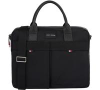 Tommy Hilfiger Herren Laptoptasche Nylon Computer Bag mit Reißverschluss, Schwarz (Black), Einheitsgröße