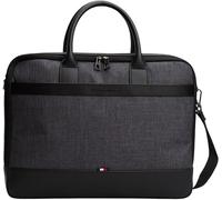 Tommy Hilfiger Herren Laptoptasche Nylon Travel mit Tragegurt, Schwarz (Melange), Einheitsgröße
