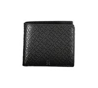 Tommy Hilfiger TH Mono Geldbörse Leder 11.5 cm black (AM0AM11596-BDS) schwarz