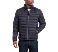Tommy Hilfiger Herren Legacy Ultra Loft Pufferjacke, Leicht, Verstaubar (Standard Groß) Daunenalternative Mantel, Schwarz, M