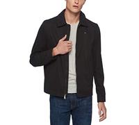 Tommy Hilfiger Herren Leichte Microtwill Golfjacke (Standard und Big & Tall) Jeansjacke, schwarz, XX-Large