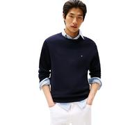 Tommy Hilfiger Herren Leichter Baumwolle, mit Rundhalsausschnitt, Auch Erhältlich in Big & Tall Pullover zum Überziehen, Wüstenhimmel, Medium