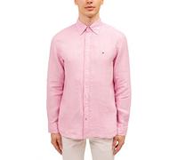 Tommy Hilfiger Herren Leinenhemd Pigment Dyed pink (71) L