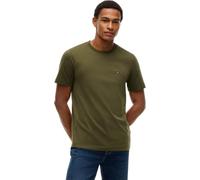 Tommy Hilfiger Regular Fit T-Shirt aus reiner Baumwolle ' in Oliv, Größe XL