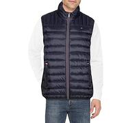 Tommy Hilfiger Herren Lightweight Packable Puffer Vest Daunenweste, Mitternacht/Ausflug, einfarbig (Midnight//Getaway Solids), M