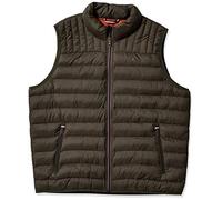 Tommy Hilfiger Herren Lightweight Packable Puffer Vest Daunenweste, Oliv/Blatt für Mich (Leaf It to Me), XL