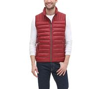 Tommy Hilfiger Herren Lightweight Packable Puffer Vest Daunenweste, Rot/Ausflug, einfarbig (Getaway Solids), 3X