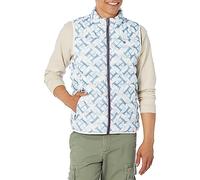 Tommy Hilfiger Herren Lightweight Packable Puffer Vest Daunenweste, Weißer Aufdruck, Small